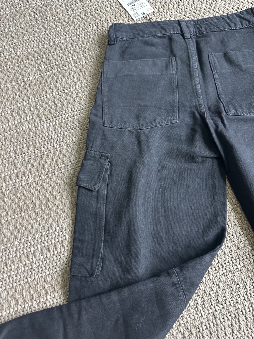 Zara Black Cargo Pants - Picture 10 of 11